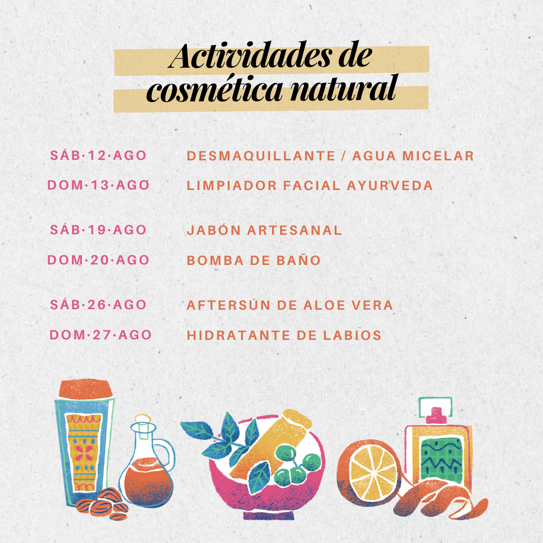 Programa Verano Activo: Cosmética Natural en el Pueblo